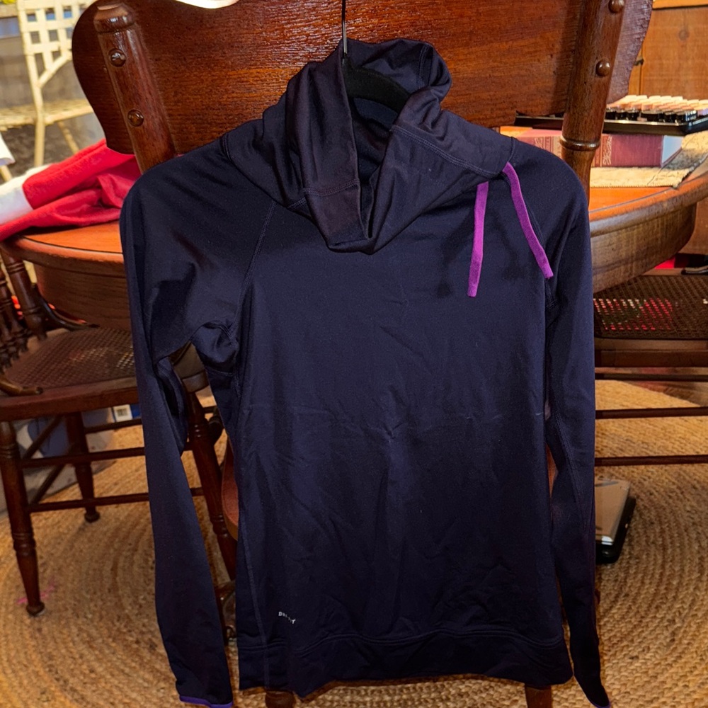 Nike Dri-Fit Purple Long Sleeve Hoodie